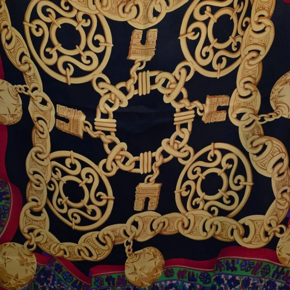 EUC Authentic Celine Silk Scarf